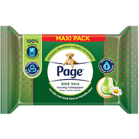 Aloë vera vochtig wc papier maxi