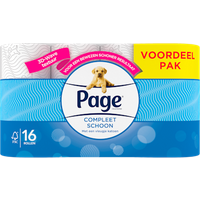 Compleet Schoon toiletpapier