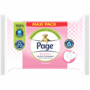 Sensitive vochtig wc papier maxi